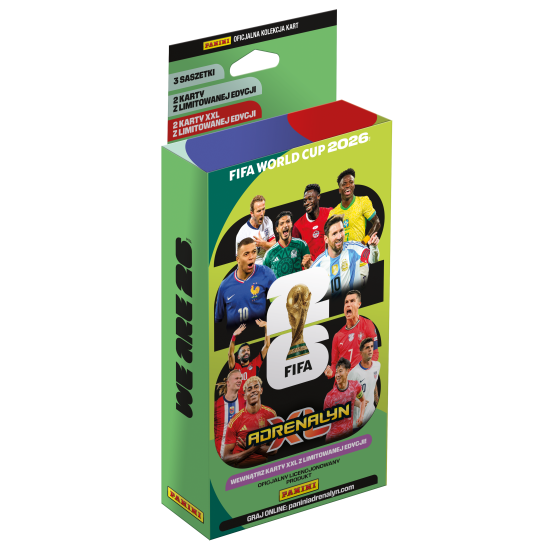 Panini FIFA World Cup 2026 Adrenalyn XL XXL Blister – karty piłkarskie kolekcjonerskie