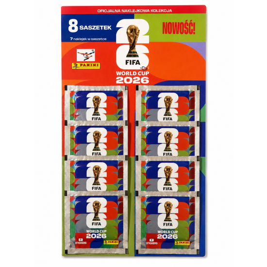 FIFA World Cup 2026™ Sticker Collection – Multipack 8 saszetek z naklejkami