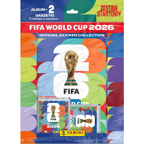 FIFA World Cup 2026™ Sticker Collection – Zestaw startowy z albumem i 2 saszetkami