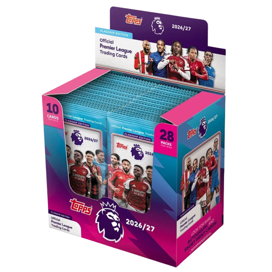Topps Premier League Flagship 2026/27 - Booster Box (28 saszetek)