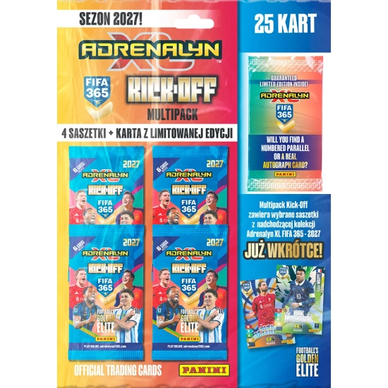 Panini FIFA 365 Adrenalyn XL 2027 – Multipack KICK-OFF