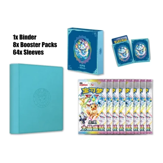 Pokémon TCG: Terastal Gathering Vaporeon Gift Box Set (Wersja Chińska)
