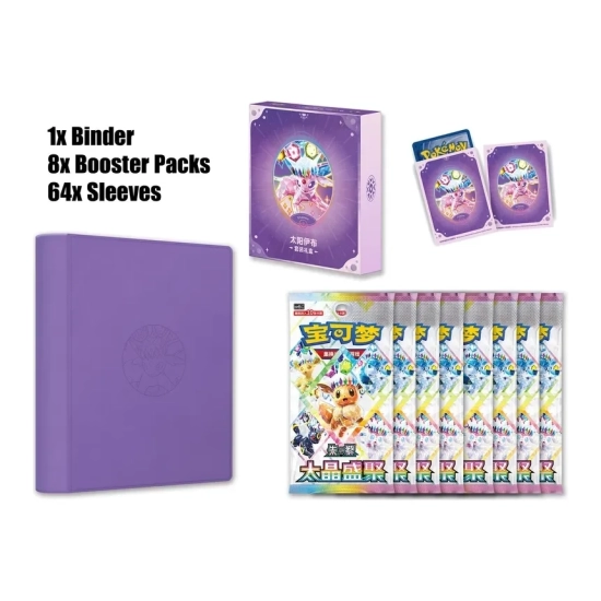 Pokémon TCG: Terastal Gathering Espeon Gift Box Set (Wersja Chińska)