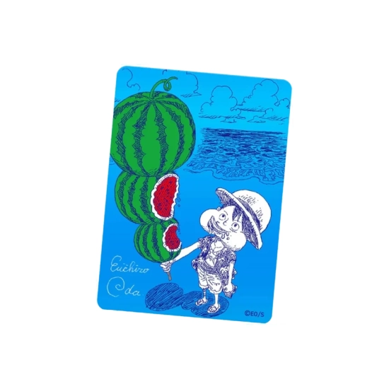 One Piece Natsucomi 2026 – Watermelon Luffy Metakira Card