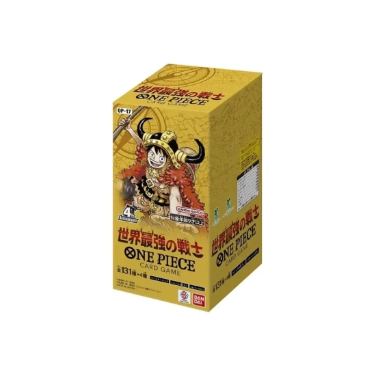 One Piece Card Game OP-17 The World’s Strongest Warriors Booster Box (Wersja Japońska)