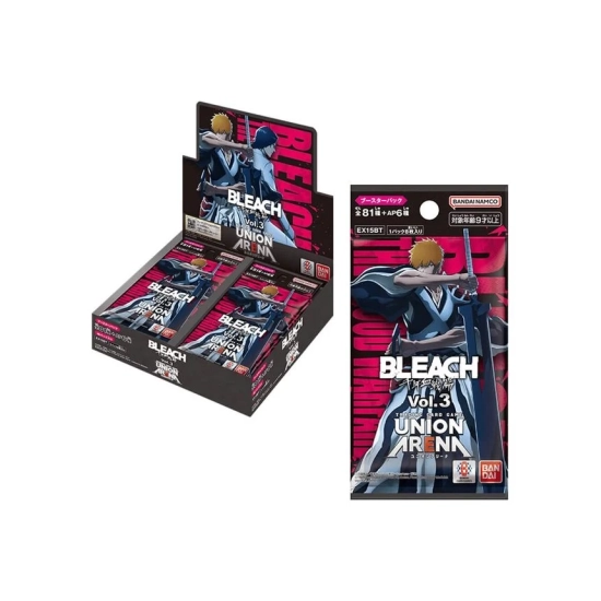 Union Arena BLEACH Vol.3 EX15BT – Booster Box JP (Wersja Japońska)