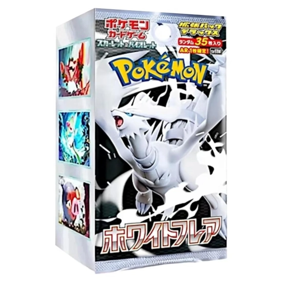 Pokémon White Flare Booster Box - KOREA - produkt kolekcjonerski