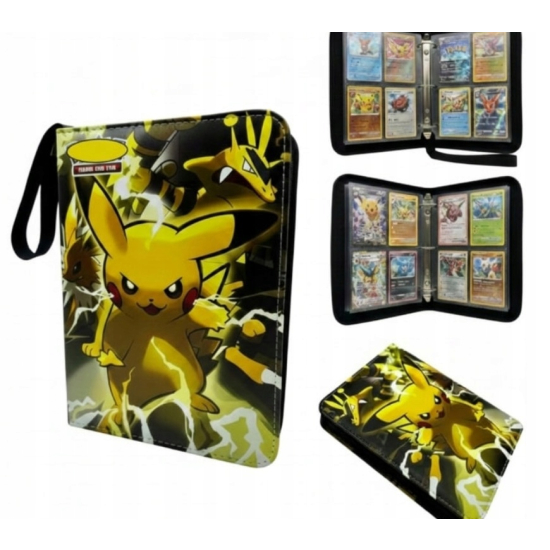 ALBUM NA KARTY POKEMON DUŻY SEGREGATOR NA 400 KART PIKACHU SUWAK