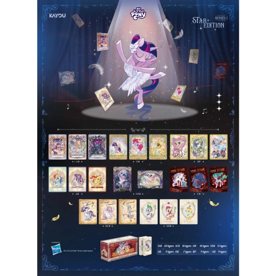 KAYOU My Little Pony: Friendship Eternal Cards – Star Edition – Booster Box Display (16)