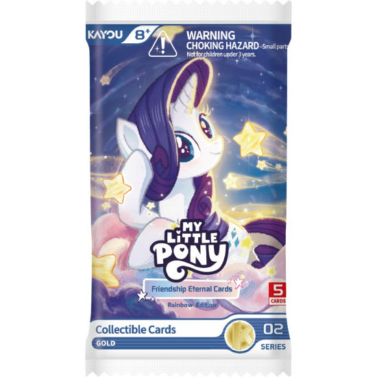 KAYOU My Little Pony: Friendship Eternal Cards – Rainbow Edition – Gold Booster Display (20)