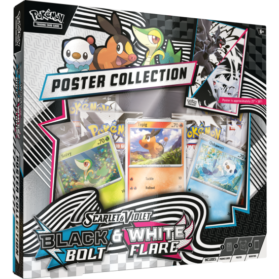 Pokémon TCG: White Flare & Black Bolt - Unova Poster Collection