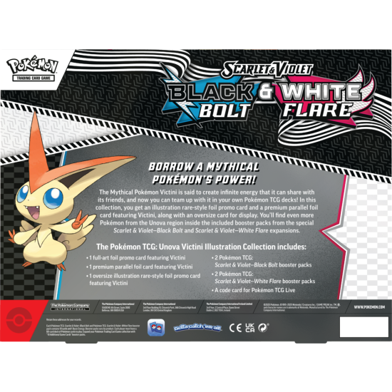 Pokémon TCG: White Flare & Black Bolt - Unova Victini Illustration Collection