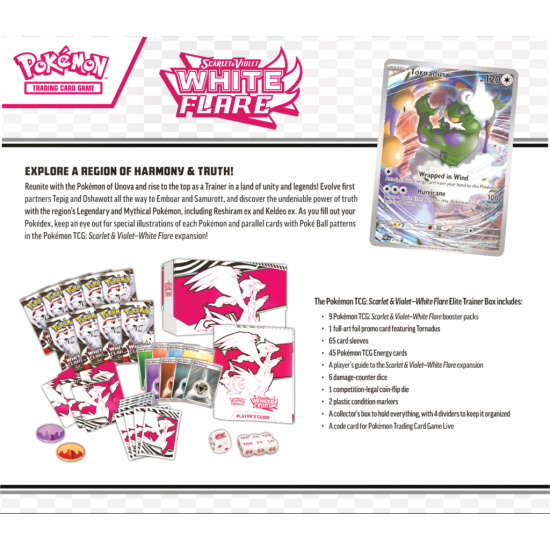 Pokémon TCG: White Flare - Elite Trainer Box - Reshiram