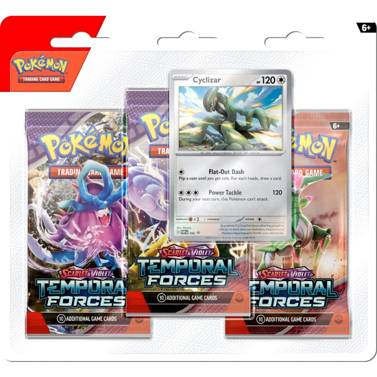 Pokemon TCG: Temporal Forces - 3-pack - Cyclizar