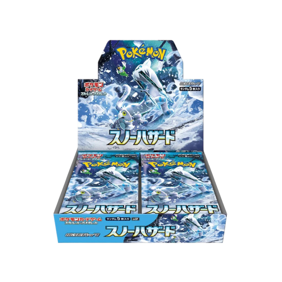 Pokémon Snow Hazard Booster Box - JAPAN - produkt kolekcjonerski Dostępność: Dostępny