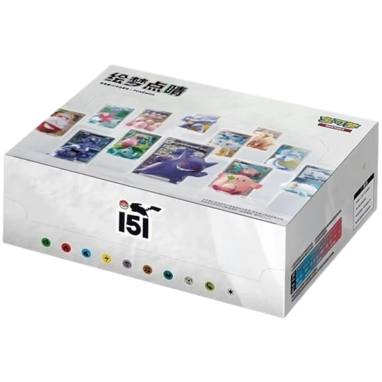 Pokemon TCG: 151 Figurine Gift Box - CHINA - produkt kolekcjonerski