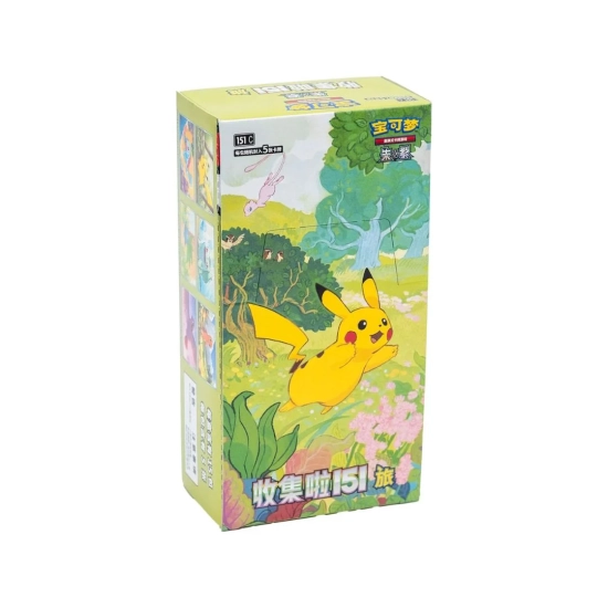 Pokémon 151 Journey Slim Booster Box China - Produkt Kolekcjonerski