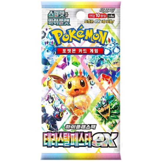 Pokémon Terastal Festival ex Booster Box - KOREA - produkt kolekcjonerski